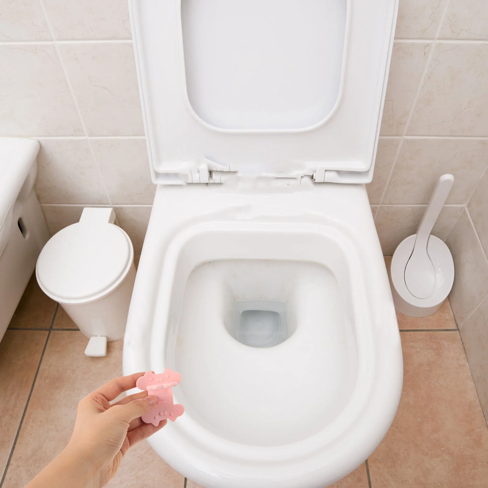 القط باو مقبض مقعد المرحاض رافع غطاء لاصق من السيليكون أداة رفع للمنزل الحمام ديكور التصميم الإبداعي سهلة التركيب #5