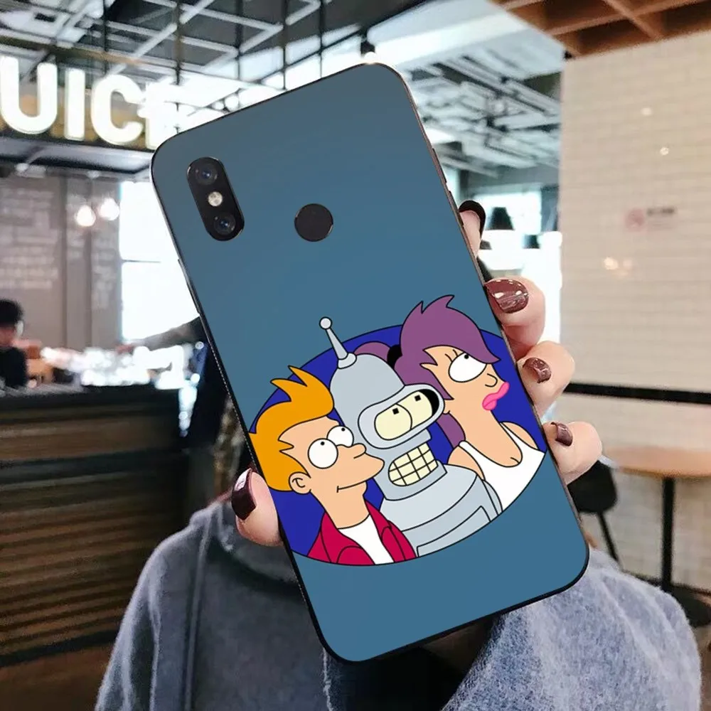 F-Futurama Phone Case For Xiaomi Mi 5X 8 9 10 11 12 lite pro 10T PocoX3pro PocoM3 Note 10 pro lite