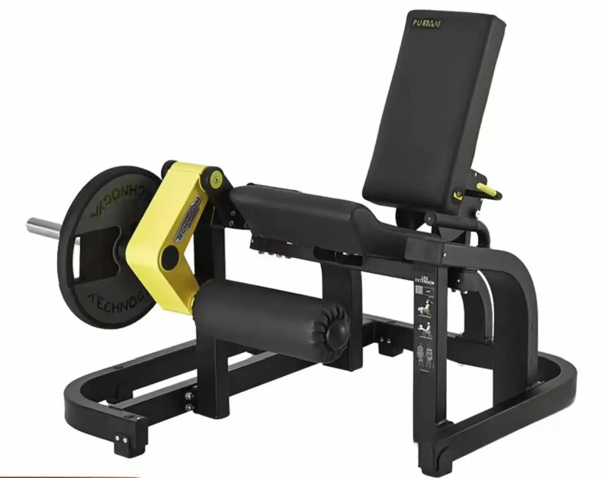 Steel Seated Leg Extension Flexion Trainer Plate Loaded Adjustable Height Quadriceps Exercise Machine Thigh Muscle Lower Limbpro