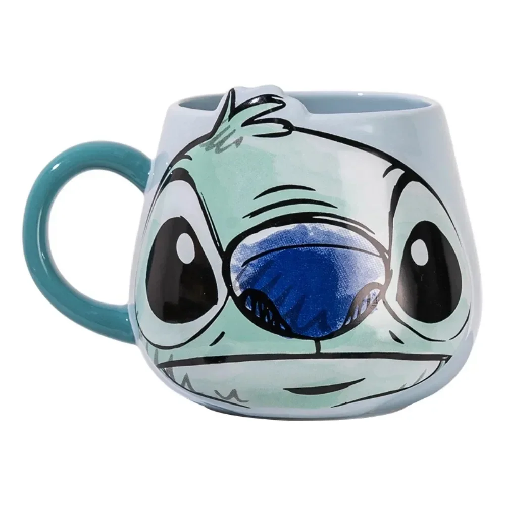 لستيتش بيشر كراميك كافييتاس 530 مللي كارتون كريتيفوس موستر بارف Wasserbecher Büro Zuhause Geburtstag Urlaub Ge