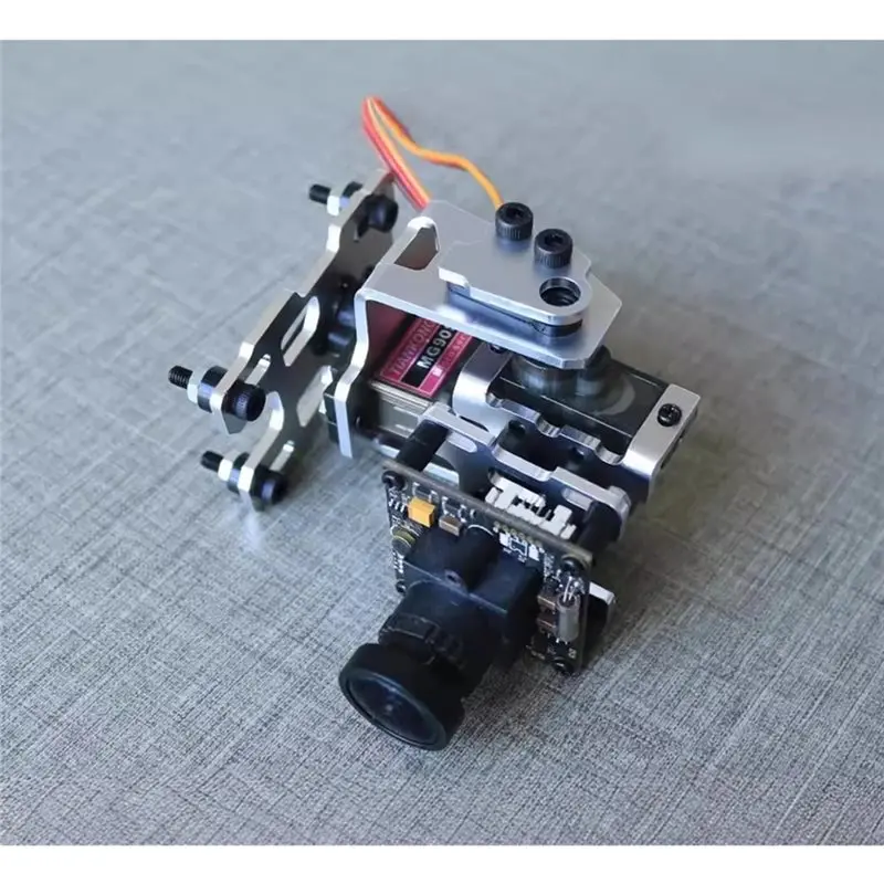 CJSD-New 2 Axis Gimbal FPV Gimbal Servo Gimbal Bracket For Model Aeroplane Cameras Aluminum Alloy Highquality Bracket