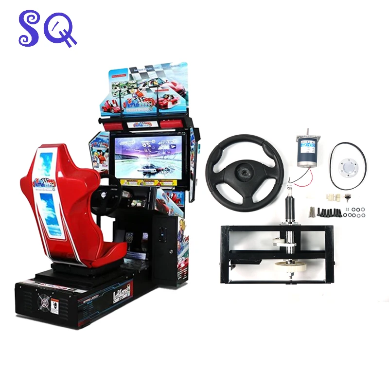 Outrun Steering wheel Driving Car Racing Simulator Game sets Arcade coin operated Game DIY Replace parts Kits