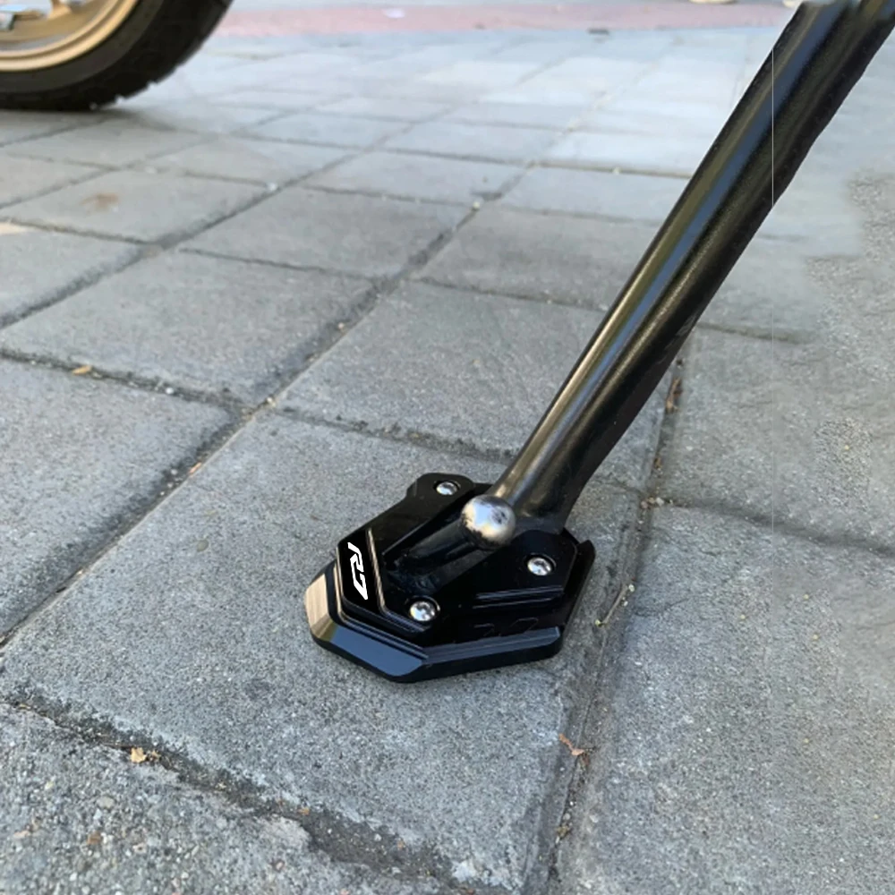 Per YAMAHA R7 YZF-R7 YZFR7 YZF R7 2021-2023 2024 Accessori Moto Piastra Ingrandita Cavalletto Laterale Piede Cavalletto Tappi Valvola della gomma