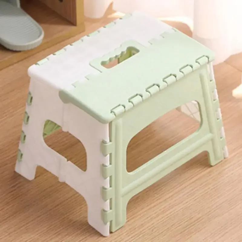 Folding Step Stool Bathroom Stool Non-Slip Design Compact Foldable Step Stool For Bathroom Bedroom Kitchen Outdoor Fishing