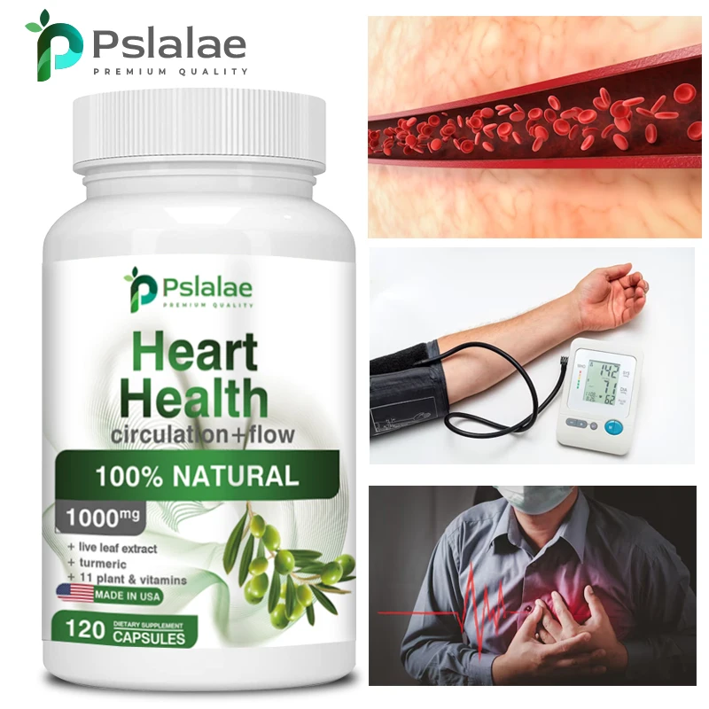 

Natural Heart Health Capsules Supplement, Beet Root, Hawthorn and Garlic Extracts To Support Healthy Blood Circulation