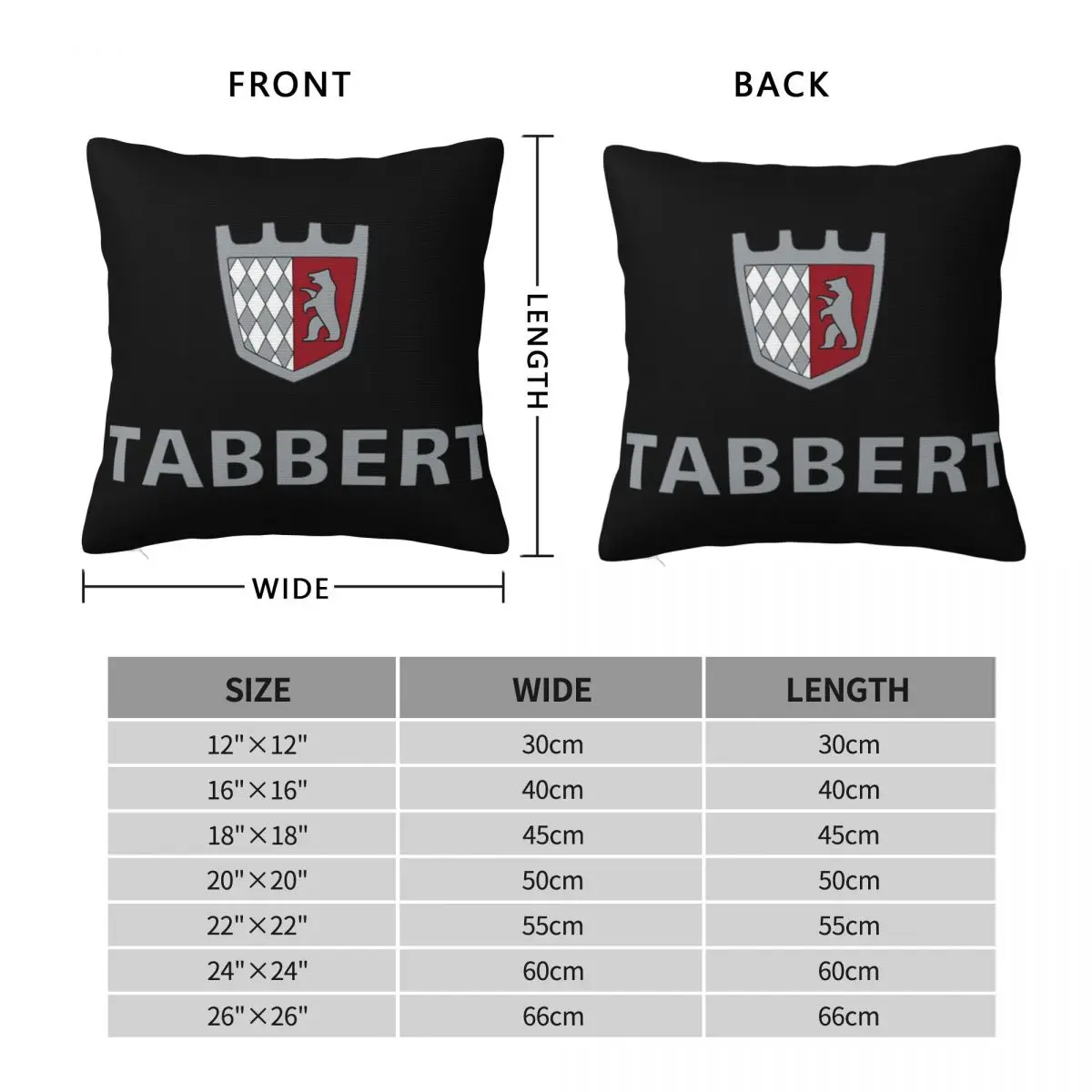 Tabbert Caravan Square Pillowcase Pillow Cover Cushion Decor Comfort Throw Pillow for Home Car