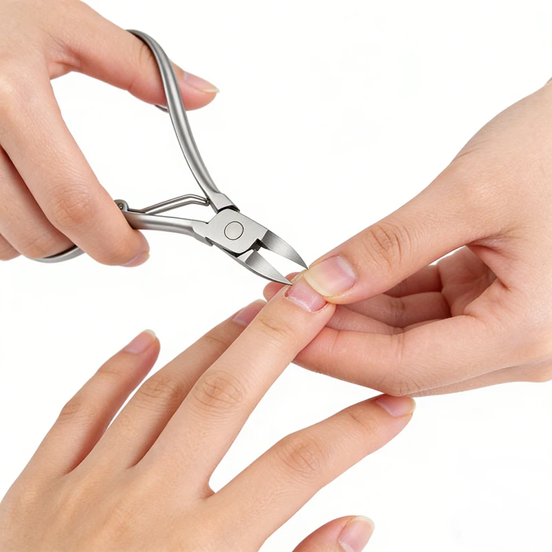 Mini Edelstahl-Nagelhautschere für Maniküre und Entfernung Abgestorbener Haut