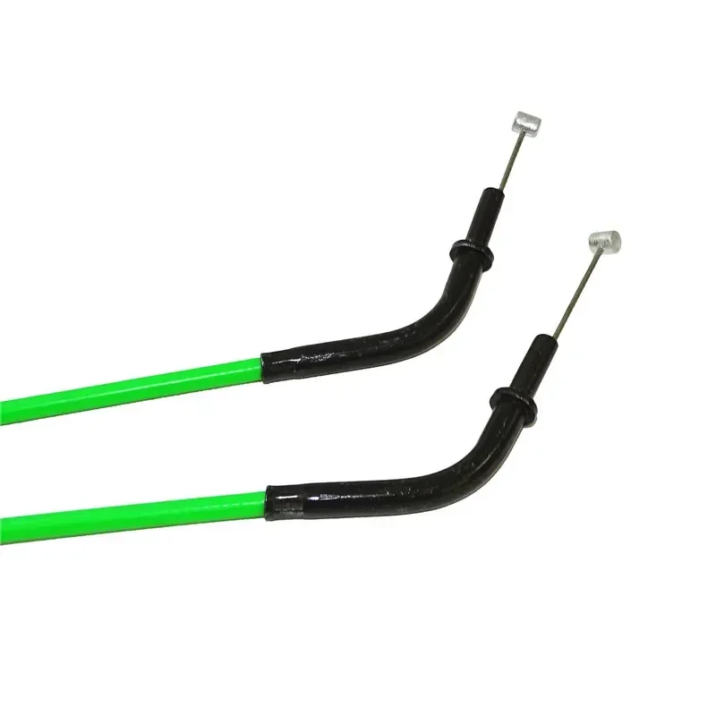 Motorbike 2pcs Throttle Cable Steel Wire For Kawasaki Z750 2003 2004 2005 2006 2007 2008 2009 2010 2011 2012 2013 2014