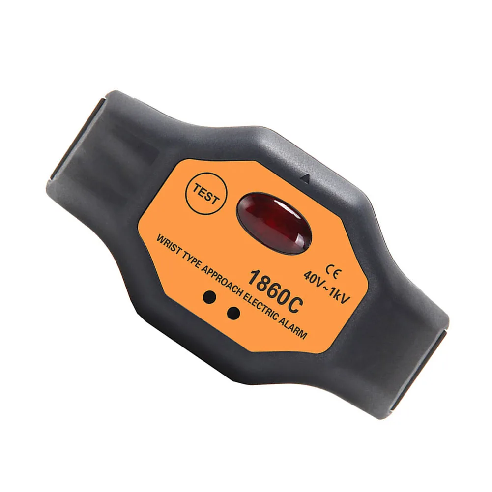 ETCR1860 Wrist Type Non Contact Voltage Detector Silicone Black For High Voltage Line Substation Maintenance Portable Design Dua