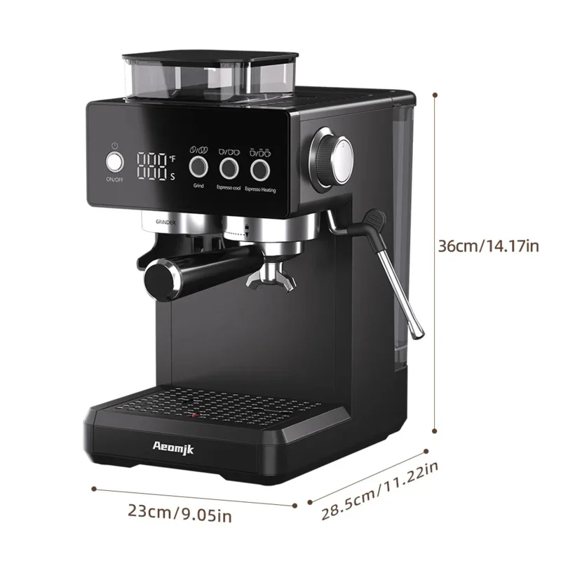 

2026 Smart Household 20 Bar Pressure Espresso Machine With 30-Speed Fine Grinding Function High-Efficiency And Energy-Saving