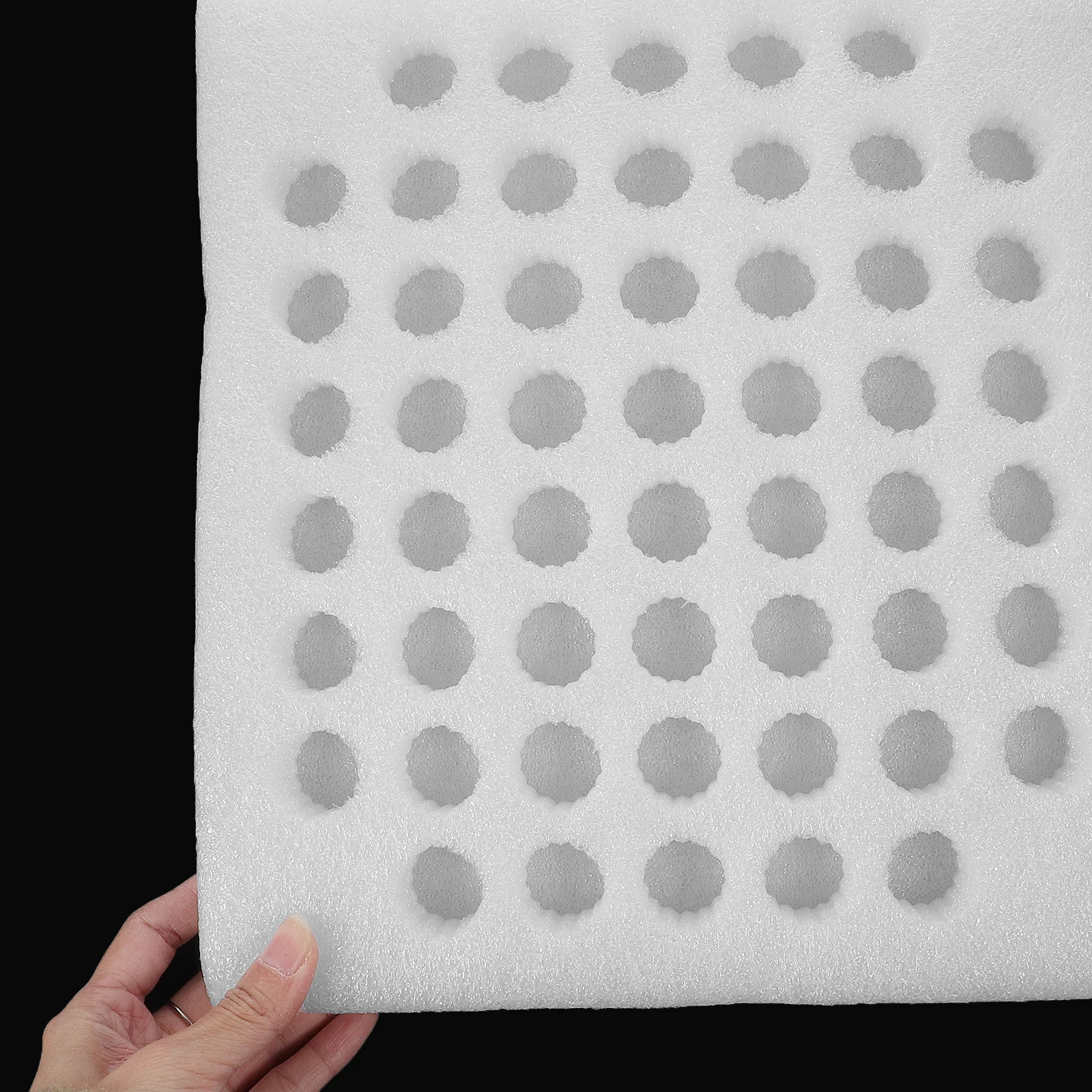 

Foam Lined Quail Eggs Holder 2 Sets 4PCS Pearl Wool Tray Storage Box for 52 Eggs Shock Resistant Freshness Keeper Transport Safe