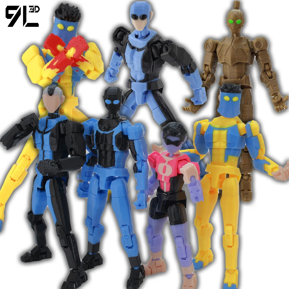 Muñeco Articulado 9L3D Impreso de Varian Mark Grayson Robot Young Hero, Sin Ensamblaje, Multiarticulado, Juguete de Moda, Modelo de Anime, Regalo