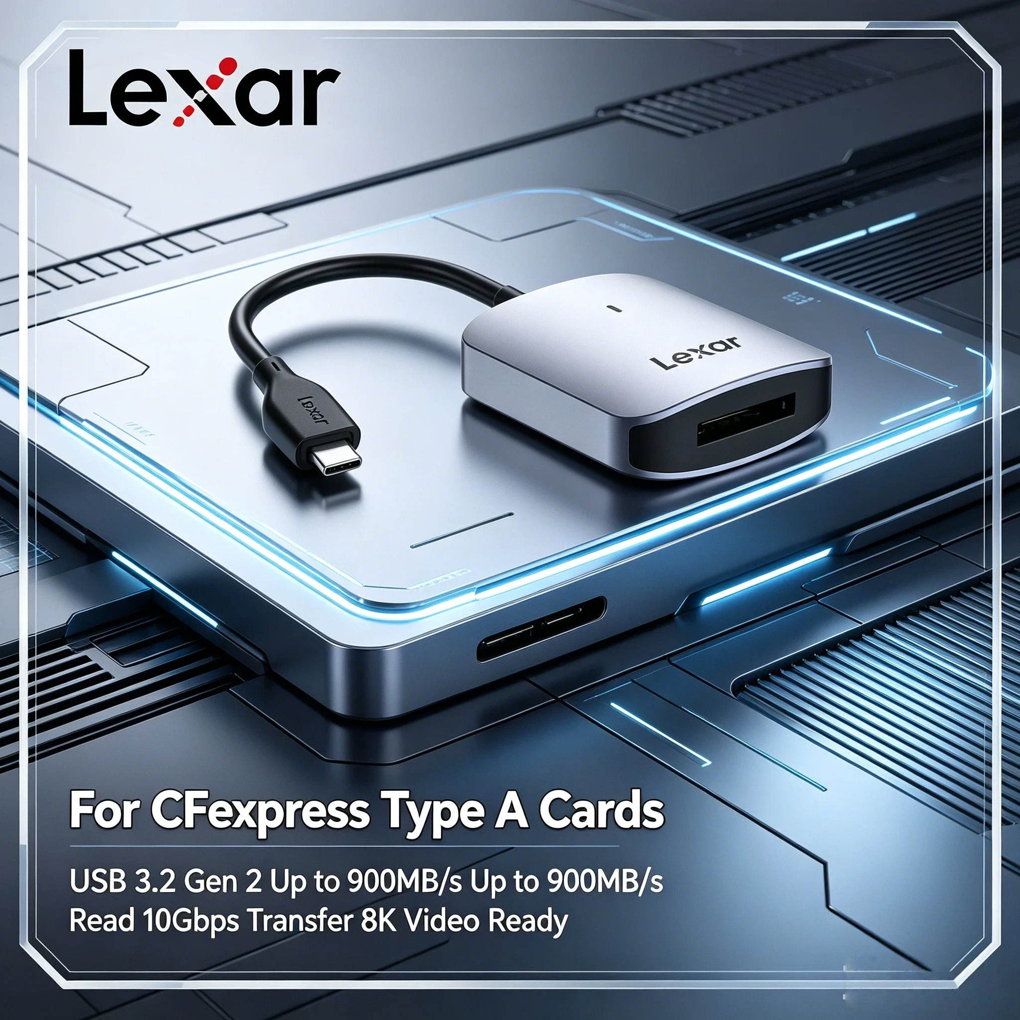lexar-original-usb-32-gen-2-type-c-a-cfexpress-type-a-card-reader-memory-card-cfe-a-reader-up-to-10gbps-v30-a1-max-8k