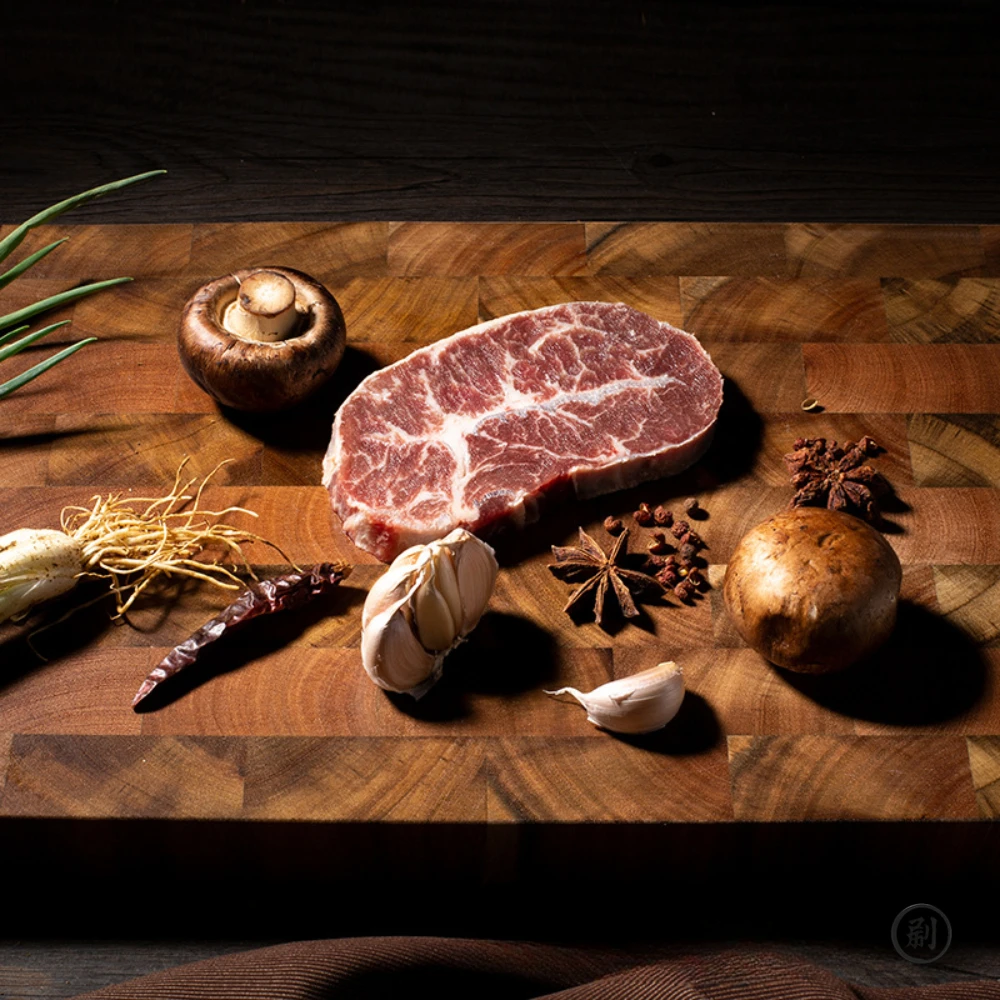 32*22*1.5Cutting Board Double-sided Using Premium Acacia Wood Splicing Chopping Board Drain Water and Damp-proof Kitchen Tools
