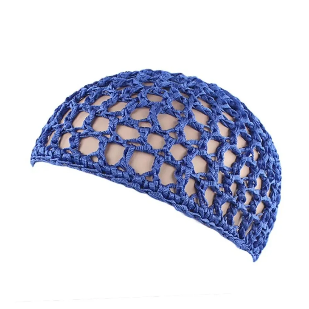 Simple Breathable Hair Net Cap Comfortable Crochet Cap Wig Caps Hollowout Mesh Chemo Cap Hats Sleeping