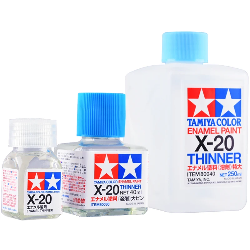 Tamiya X20 Enamel Paint Color Leveling Thinner Coating Remover For DIY Military Plane Tank Figure Doll Handicraft Model Kit Tool