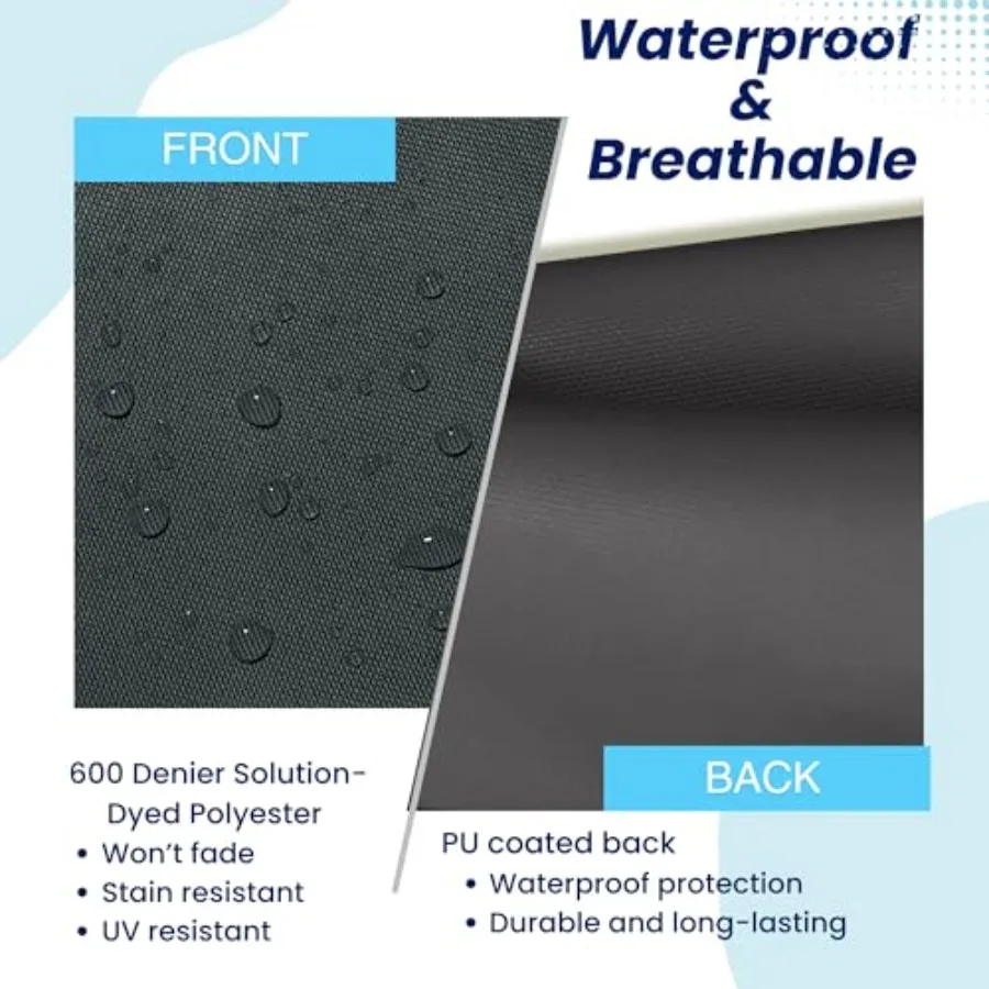 حقيبة جيب مقاومة للماء 600D شديدة التحمل مع حماية من الأشعة فوق البنفسجية لتخزين سماعة الرأس المراكب الشراعية تصميم مقاوم للطقس مقاس كبير 29 بوصة