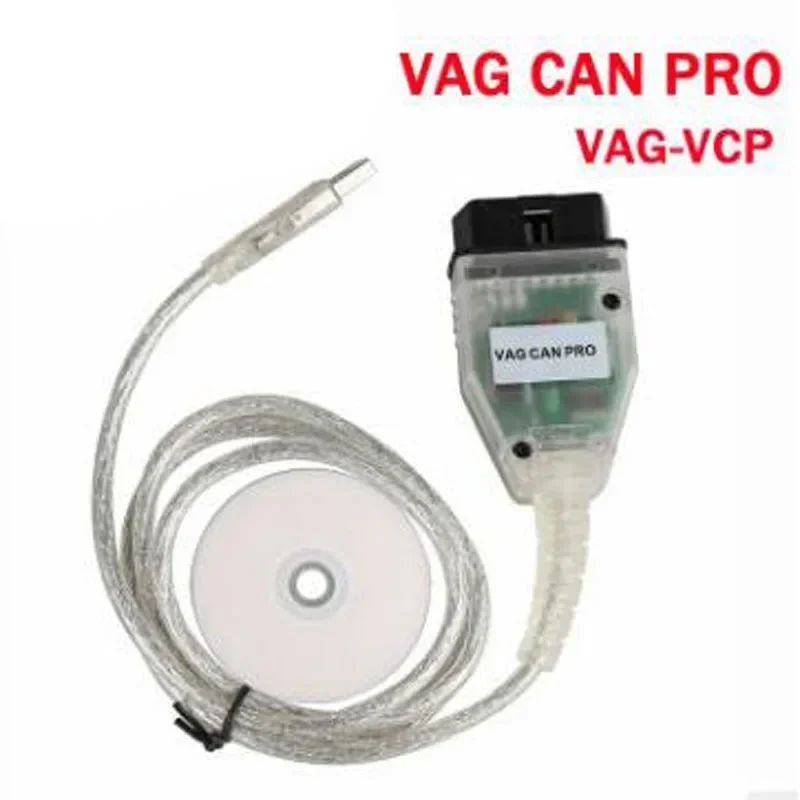 VAG CAN PRO VCP V5.5.1 with FTDI FT245RL SJA1000T ALMEL749 Chip VAG COM OBD USB Interface Support Can Bus UDS K Line for AUDI/VW