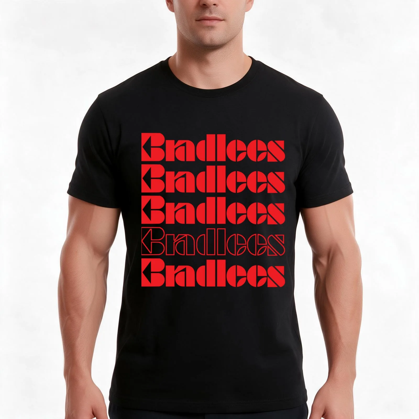 Bradlees Department Store T-Shirt, Summer Casual Cotton Tee, Oversized Streetwear Tops, Vintage Graphic Print, Unisex Men Women
