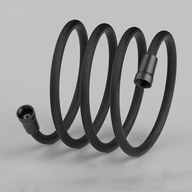 Nylon Rope Braided Shower Pipe 4 Points Universal Water Pipe Hot And Cold Shower Head Explosion-proof Connecting Pipe