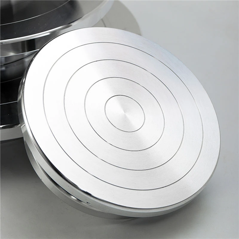 15-30cm Pottery Wheel Double-Sided Aluminum Pottery Turntable DIY Clay Tools Rotary Plate Cake Rotating Table Ceramics Clay Tool