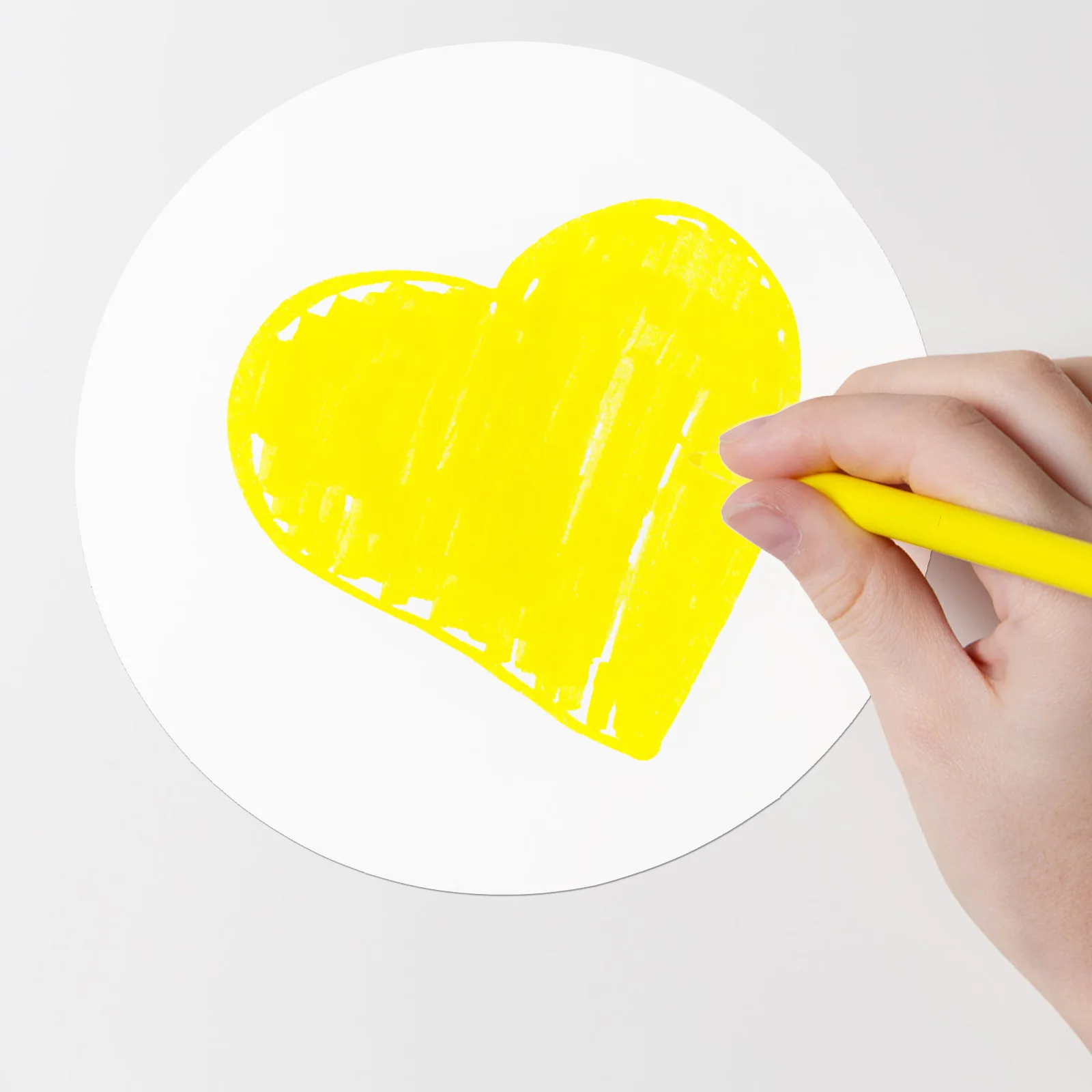 40 Pcs Round Drawing Paper Cardboard DIY Painting Cards Cardboards Slices Stock