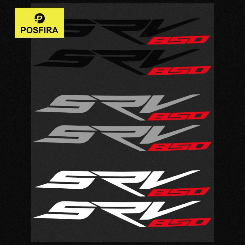 POSFIRA Motorcycle Stickers Vinyl Decals for Aprilia SRV 850 SRV850 Accessories Motorbike Body Scooter Graphics Logo Emblem