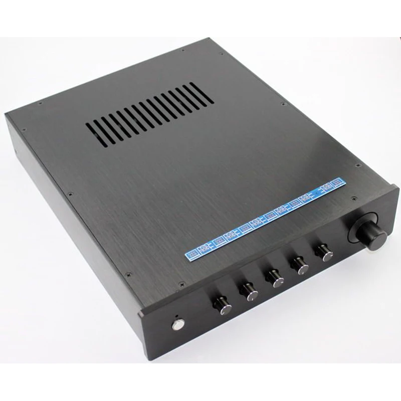 TOKBAN CJ0005 WA6 2.1 All Aluminum Tube Preamplifier Amplifier Chassis  Suitable for Home Audio Amplifiers