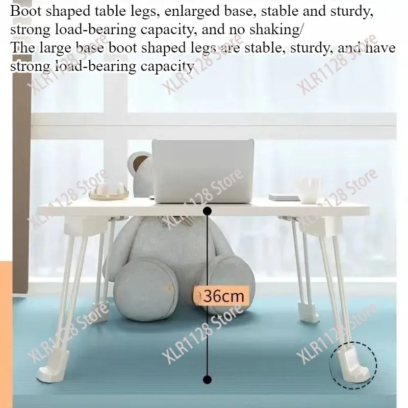 Foldable Bed Desk Portable Laptop Table for Student Bay Window Outdoor Small Coffee Table