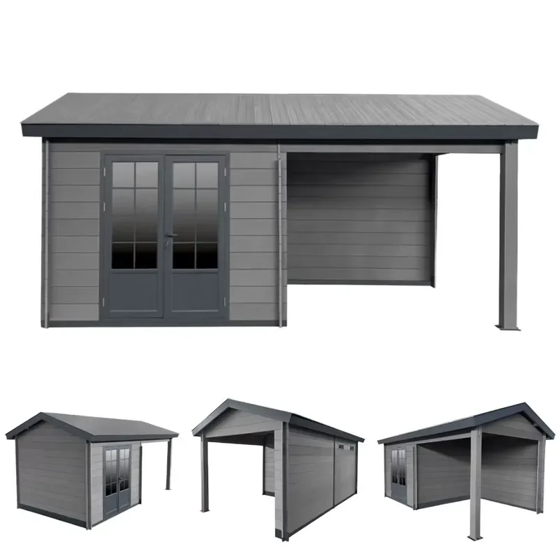 Modern Prefab Garden Storage Shed Kit Outdoor Garage Container House Alternative Timber Building Floor Plan Design for
