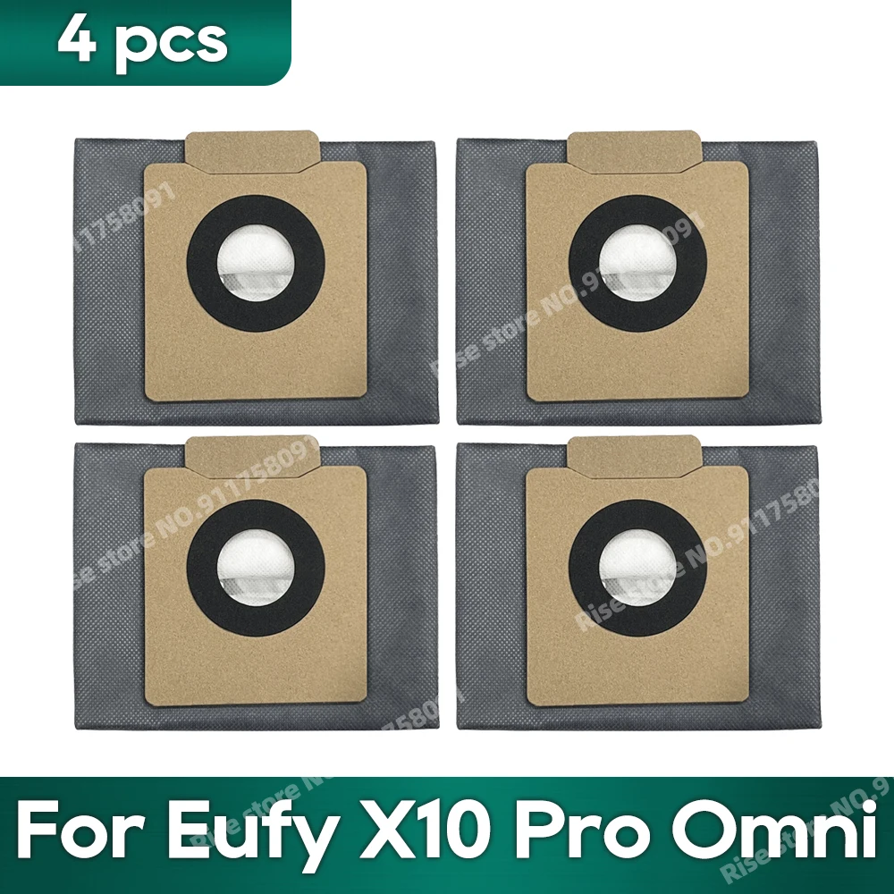 Accessoires für eufy x10 pro Omni Roboter Vakuum Staubbeutel Hepa Filter Roller Side Pinsel Mopp -Tuch