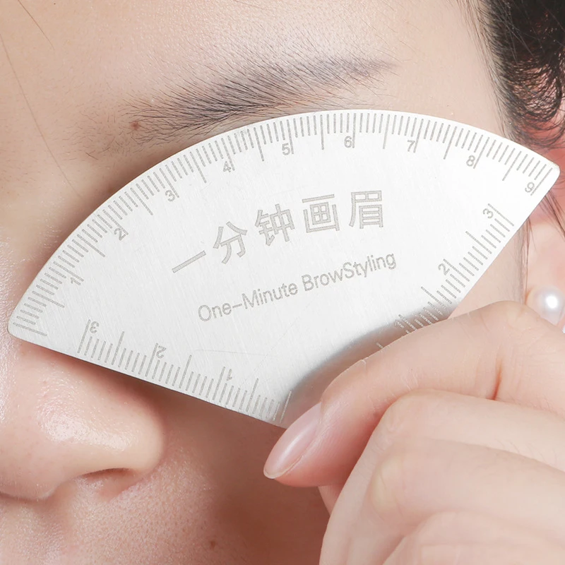 Regla de diseño de cejas de dibujo rápido, herramienta de mapeo de Microblading, regla guía de dibujo de maquillaje permanente, suministro de tatuaje reutilizable