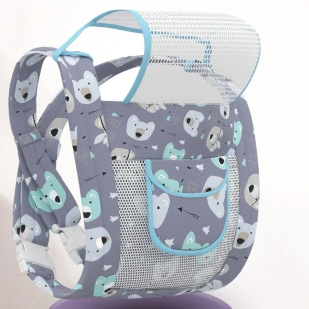 متعددة الوظائف الطفل التفاف الناقل الرضع الكنغر حقيبة الوليد الجبهة عقد الرضع حقائب الظهر شبكة غطاء التمريض الرضع #1