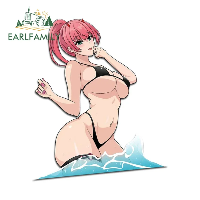 EARLFAMILY 13cm x 10.8cm for ZERO TWO Car Accessories Sticker Graffiti Funny Motorcycle Decal Caravan Waterproof Vinyl Car Wrap