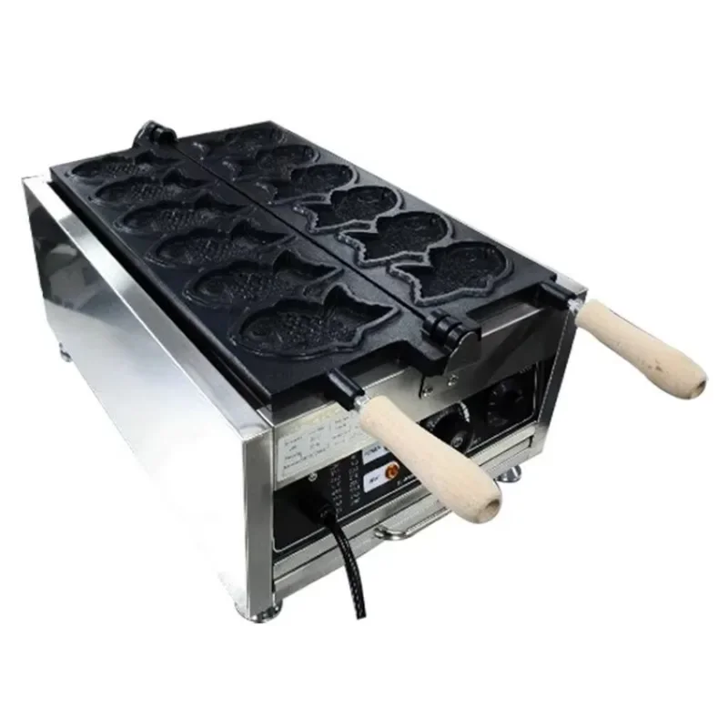 Professional bubble commercial automatic fish waffle machine