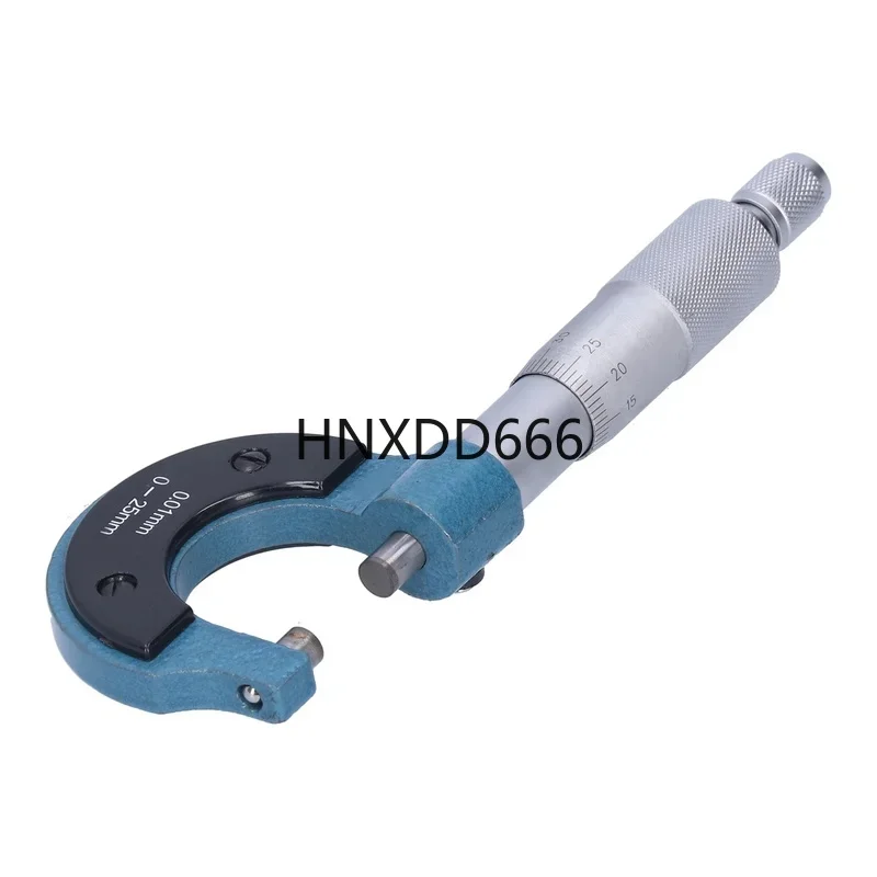 0-25mm Outside Micrometer Measurement Tool with 0.01mm Precision and Thread Scale for Machinists
