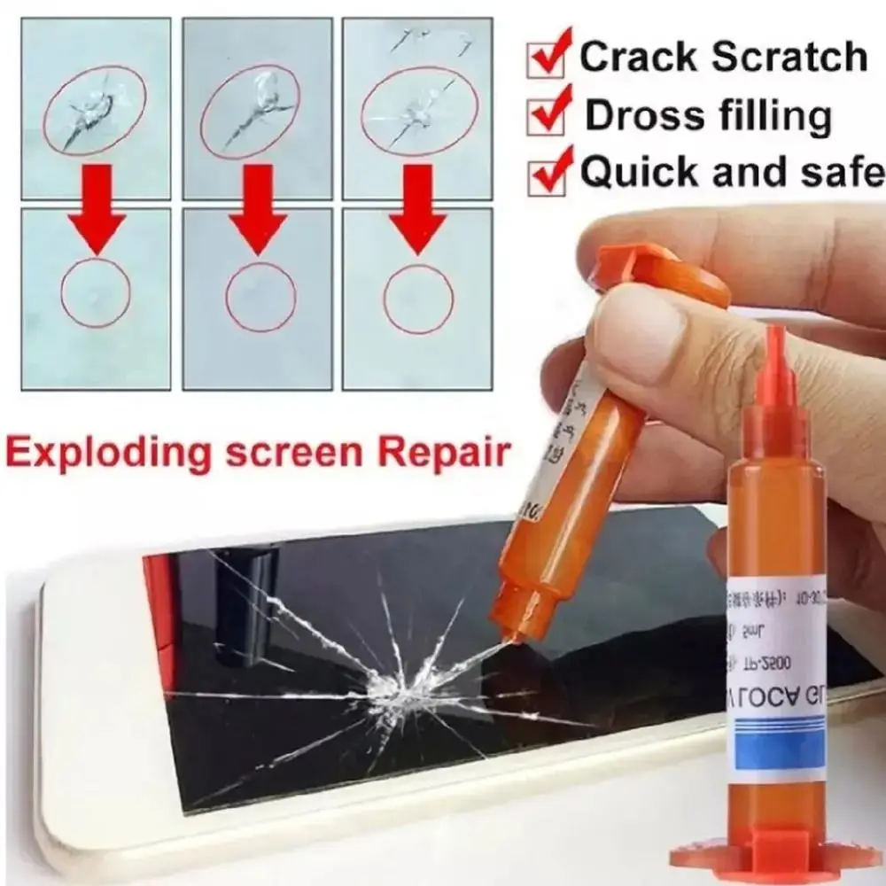 5/10ml UV Glue High Transparency Universal Optical Clear Adhesive Fast Curing Touch Screen Repair Glue Cell Phone Repair