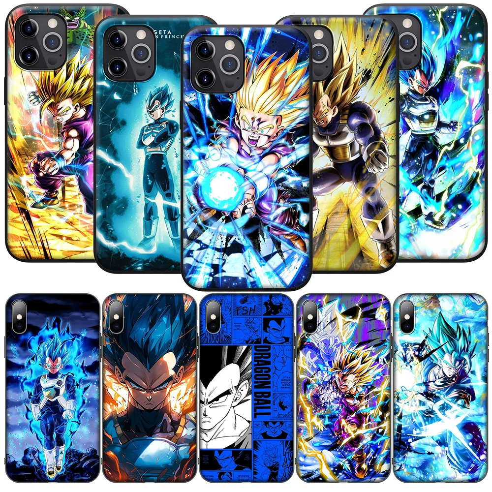 GGT170 Vegeta Dragons G-Gokus B-Balls Phone Case for iPhone 16 15 14 13 7 8 Pro Max Mini Plus