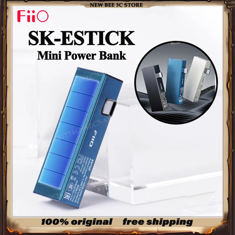 Hot Sales FiiO ESTICK KA17 QX13 Mini Mobile Power Bank Independent Power Supply Portable Power Bank 1100mAh Magnetic Gift