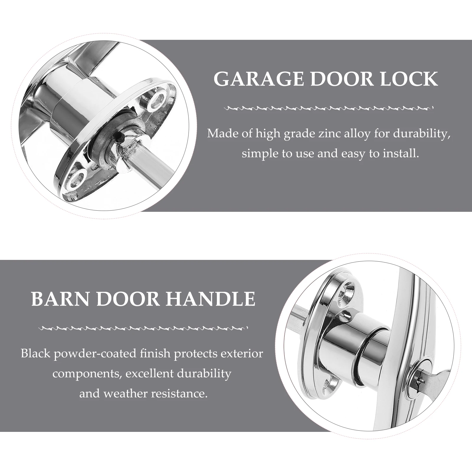 

T Shape Durable Bedroom Entry Handle Interior Exterior With Easy Installation Smooth Surface Comfortable Touch Security For Home