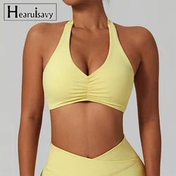 Conjunto de Yoga de dos piezas para mujer, ropa interior Sexy de secado rápido para correr, Push-Ups, ropa de Fitness, Leggings de Yoga desnudos, pantalones de cadera de cintura alta