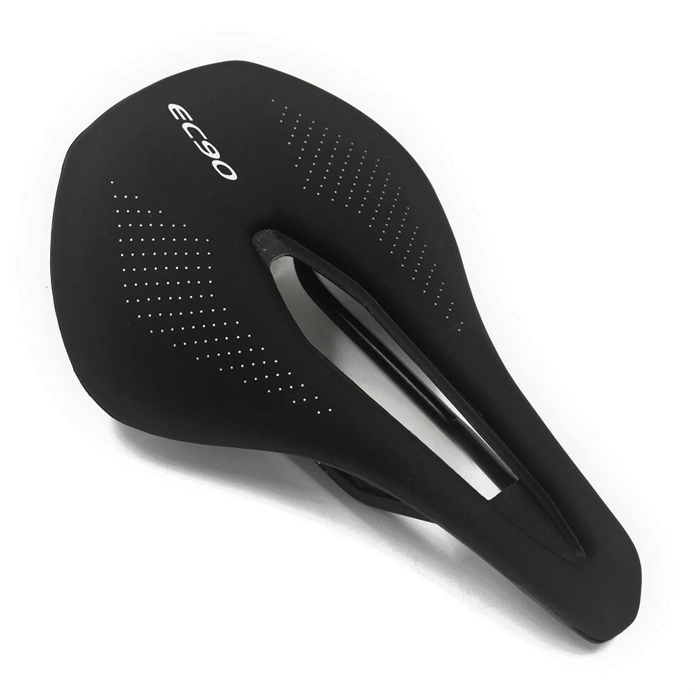 EC90 Bicycle Seat Mtb Road Bike Saddle PU Ultralight Breathable Comfortable Cushion Racing Saddles Parts Components 240x143mm