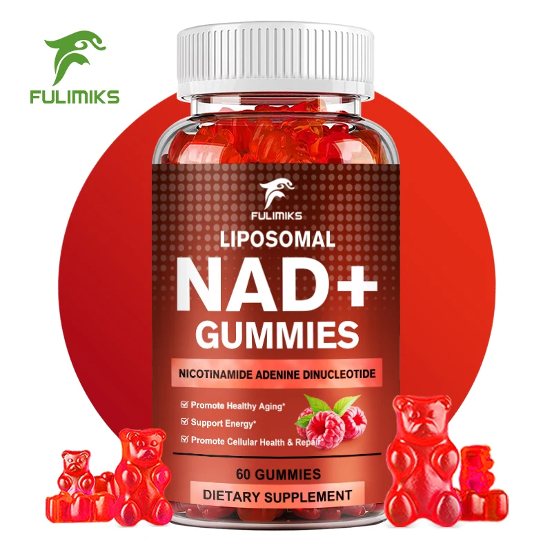 NAD Gummies Supplement Aging Defense- Boost Nad Plus Vitamin B3 D3 Sodium Zinc Support Cellular Health  Energy & DNA Repair