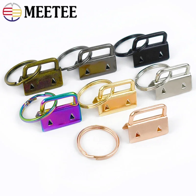 

10/20Pcs 20/26/32mm Metal Tail Clip Buckles Keychain O Rings Webbing End Lock Clasp Purse Belt Stop Hook Buckle DIY Accessories