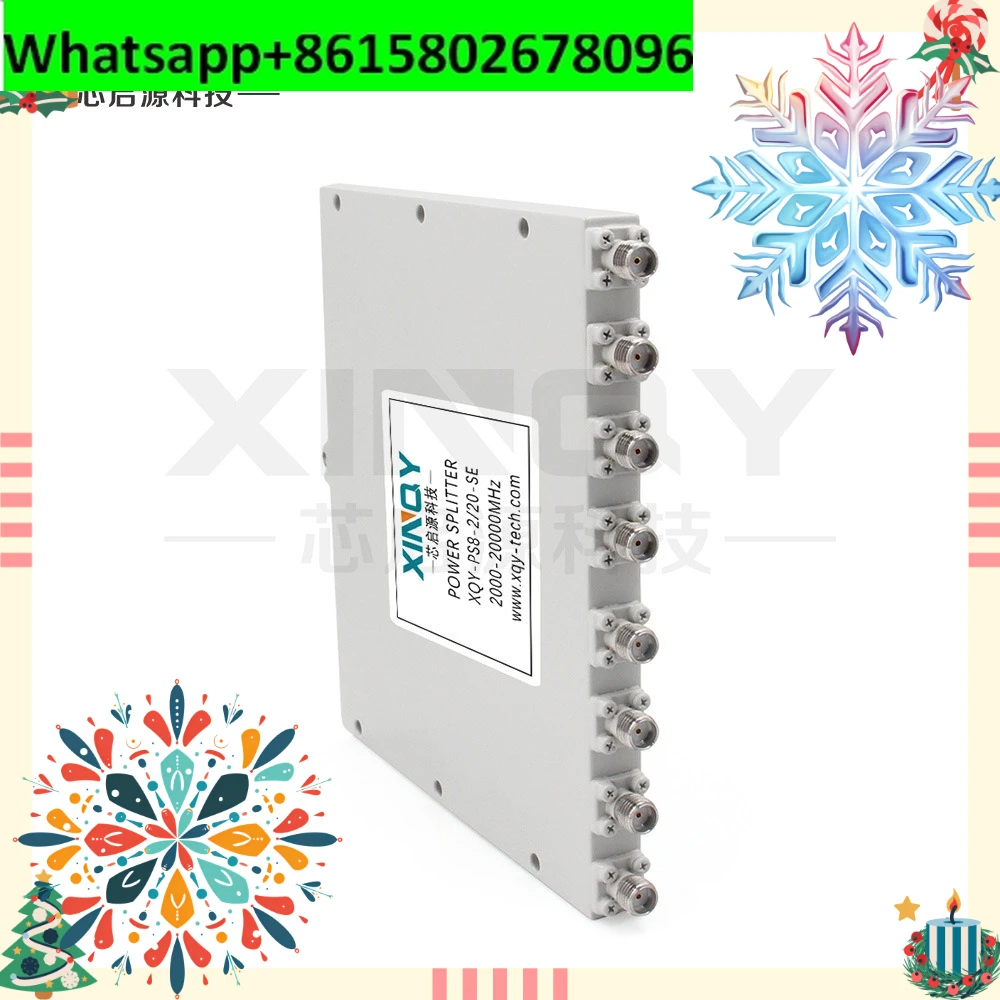 XQY-PS8-2/20-SE  1/8 SMA microstrip power divider 2-20GHz wideband signal 50 Ω combiner