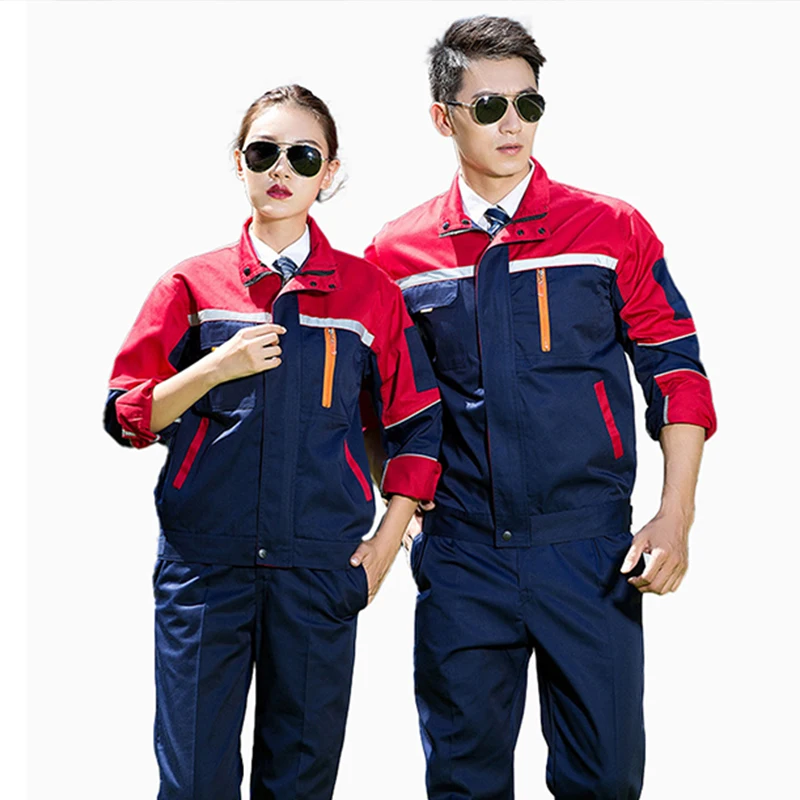 Agriculture Worker Work Clothing Uniforms Wear-Resistant Welding Suit Electric Repairmen Coveralls Automotive Mechanical Coat