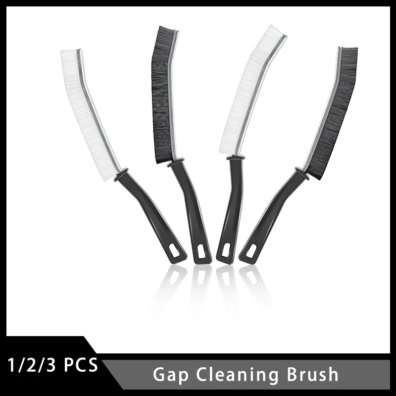 

1/2/3 Pcs Gap Cleaning Brush Black/White New Multifunctional Crevice Cleaning Tool PET Bristles for Deeping into Cracks