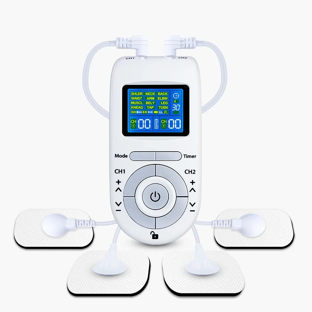 

Tens Muscle Stimulator 12-Mode Electric EMS Acupuncture Body Massage Digital Therapy Slimming Machine Electrostimulator