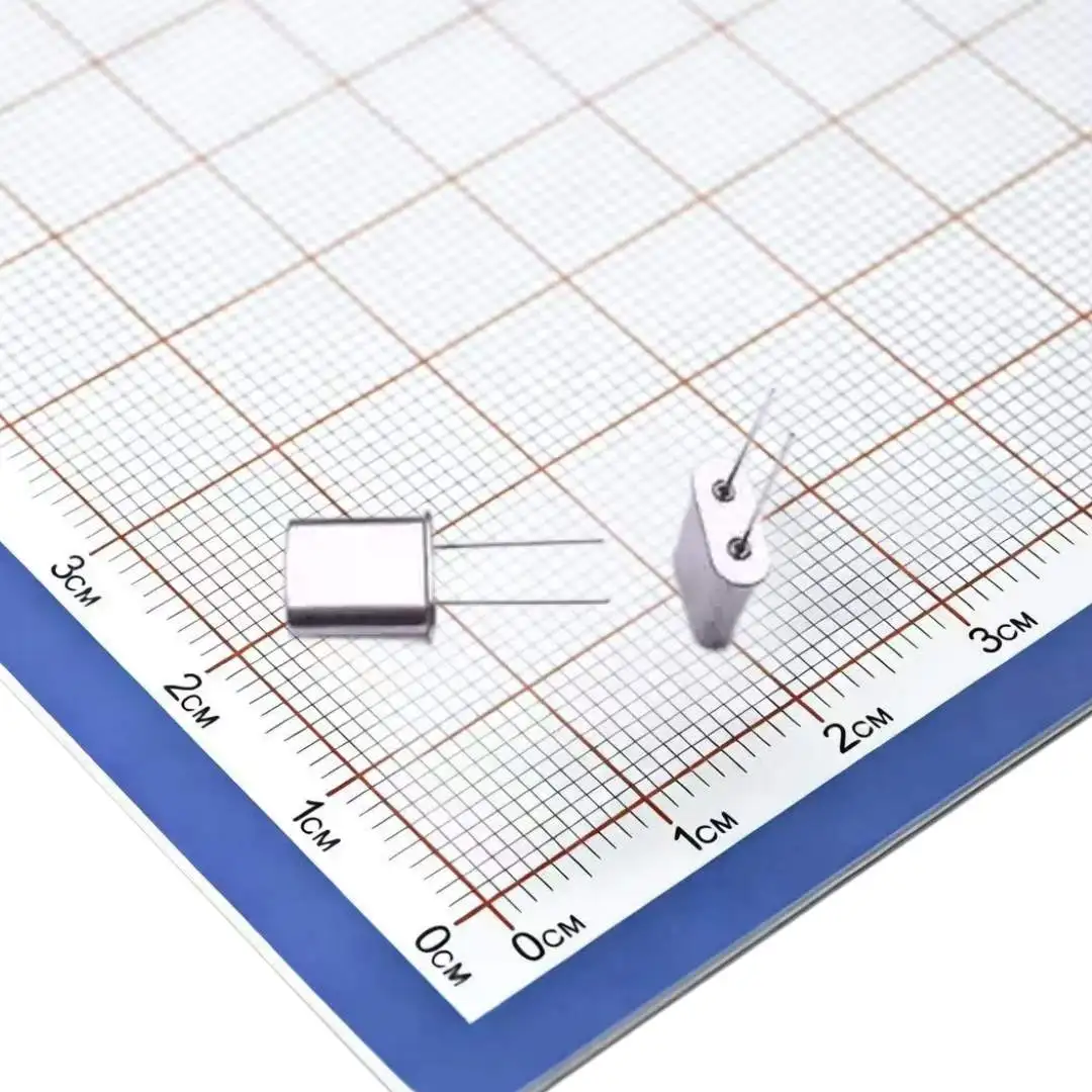 50pcs/ HC-49U 8MHZ In-Line Quartz Crystal Oscillator 8.000MHZ 8M Passive Crystal 2-Leg Resonator