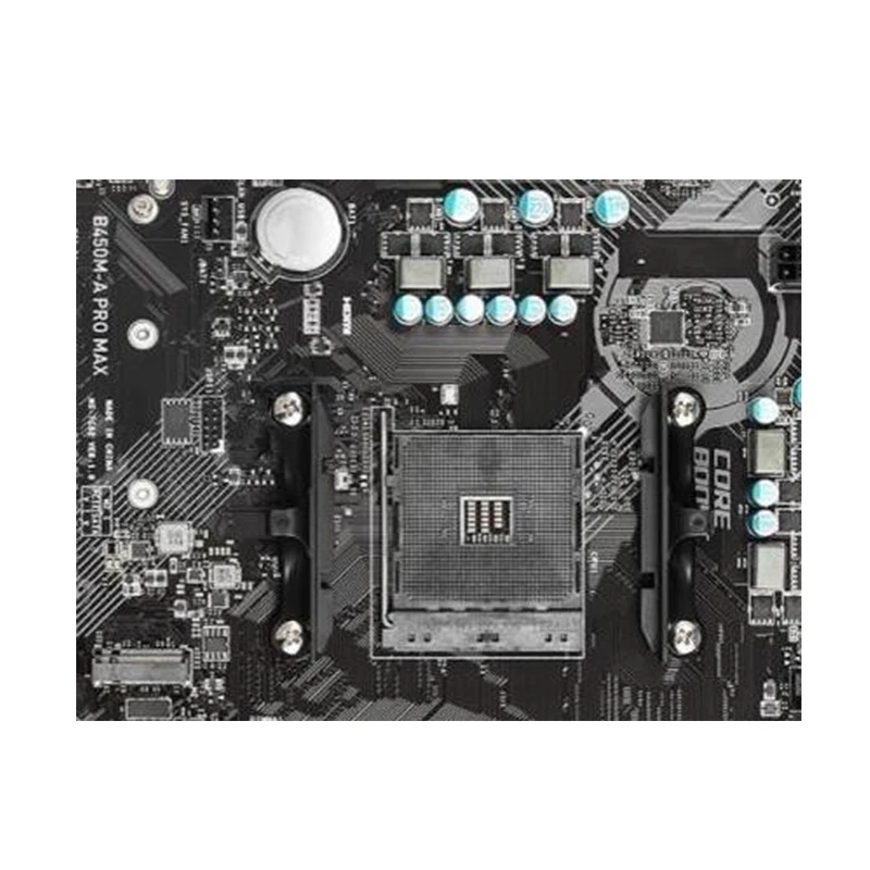 Soquete Mainboard Desktop para AMD B450M-A PRO MAX, AM4 DDR4, 128GB, M,2 NVME, USB 3.0